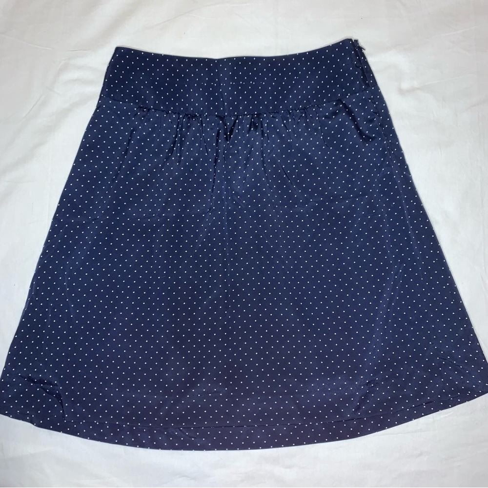 Limited Navy Polka Dot Skirt